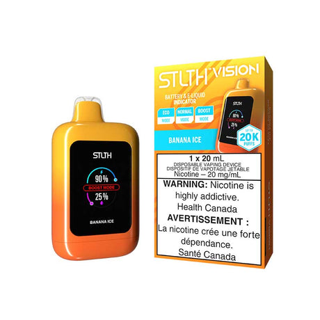 Shop STLTH Vision 20K Disposable - Banana Ice - at Vapeshop Mania