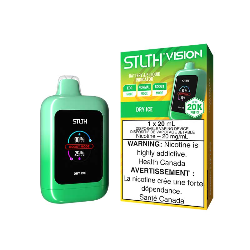 Shop STLTH Vision 20K Disposable - Dry Ice - at Vapeshop Mania