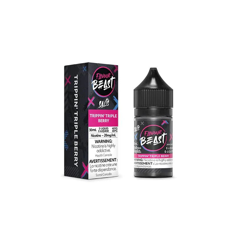 Shop Trippin' Triple Berry Salt by Flavour Beast E-Liquid - at Vapeshop Mania