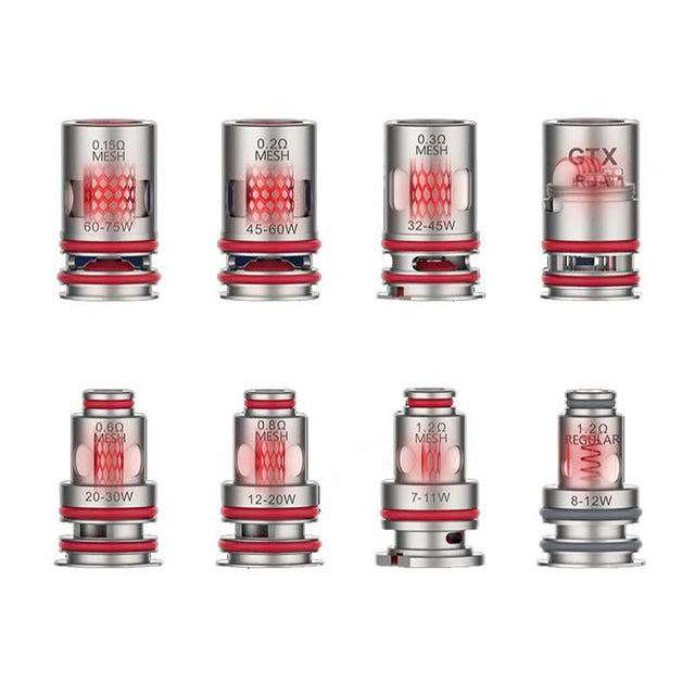 Shop Vaporesso GTX Replacement Coils (5 Pack) - at Vapeshop Mania