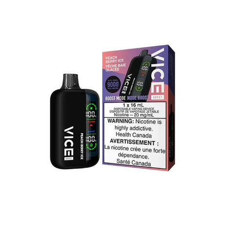 VICE - VICE BOOST 9000 Disposable - Peach Berry Ice - Psycho Vape