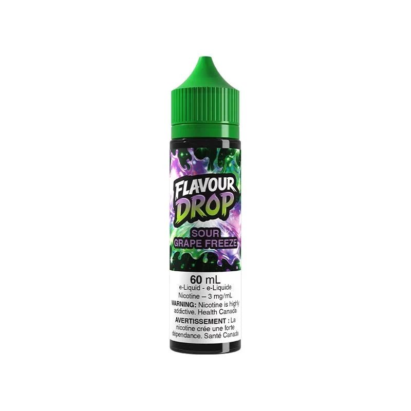Sour Grape Freeze 60mL E-Liquid – Flavour Drop - Psycho Vape