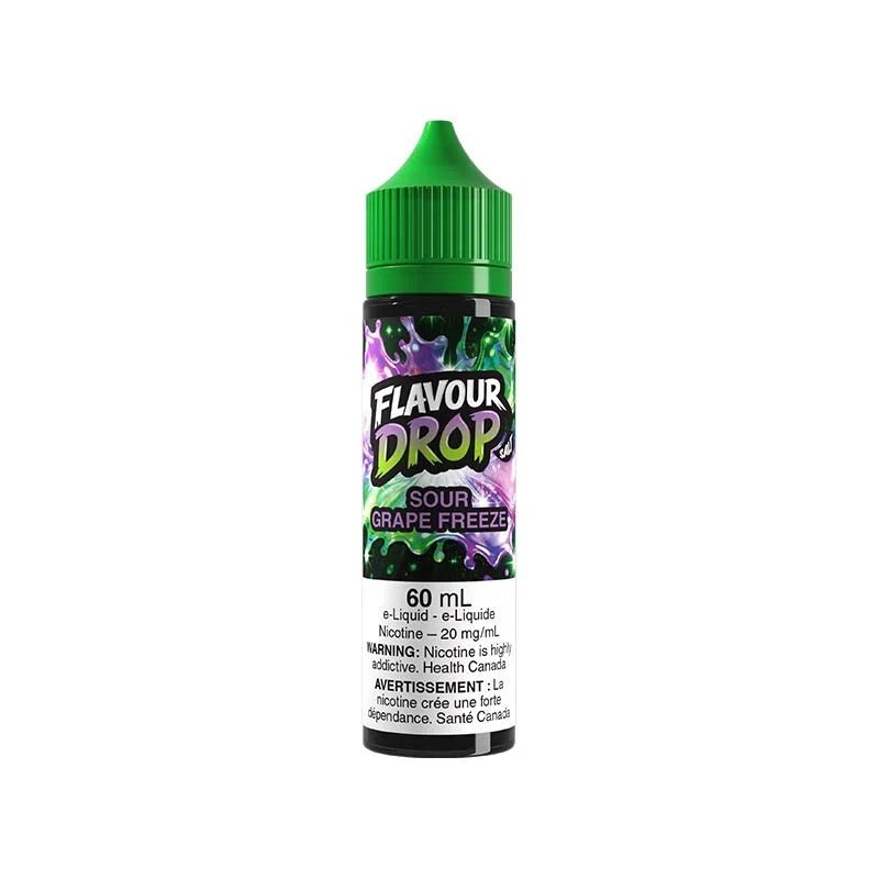 Sour Grape Freeze Salt Nic E-Liquid – Flavour Drop - Psycho Vape