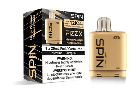 SPIN - Spin Fizz X 12K Pod - Mango Pineapple - Psycho Vape