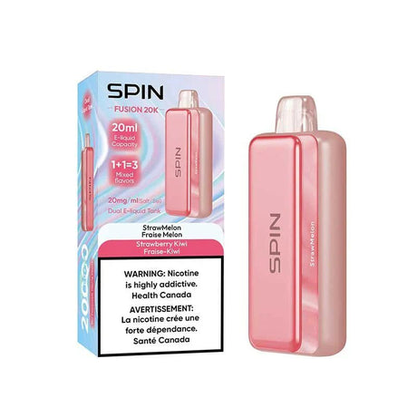 SPIN - Spin Fusion 20K Disposable - StrawMelon and Strawberry Kiwi - Psycho Vape