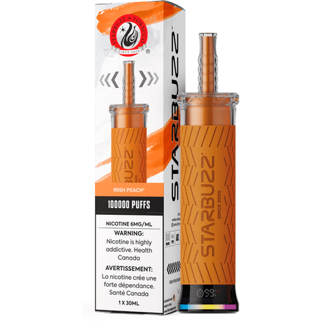 STARBUZZ - Starbuzz E - Hose 100K - Irish Peach - Psycho Vape