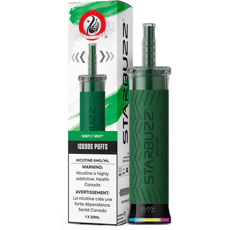 STARBUZZ - Starbuzz E - Hose 100K - Simply Mint - Psycho Vape