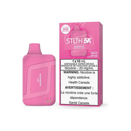 STLTH - STLTH 5K Disposable - Raspberry Ice - Psycho Vape