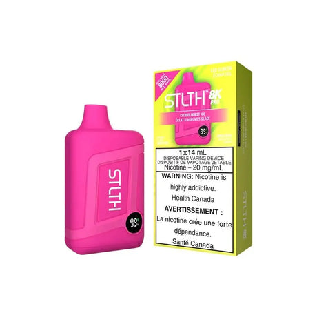 STLTH - STLTH 8K Pro Disposable - Citrus Burst Ice - Psycho Vape