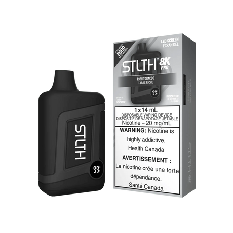 STLTH - STLTH 8K Pro Disposable - Rich Tobacco - Psycho Vape