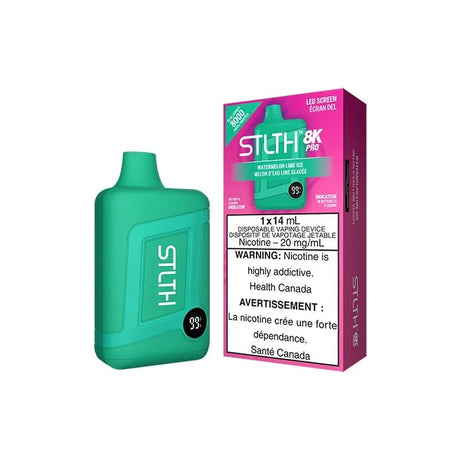STLTH - STLTH 8K Pro Disposable - Watermelon Lime Ice - Psycho Vape