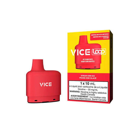 VICE - VICE LOOP Pod Pack - Straw Kiwi Ice - Psycho Vape