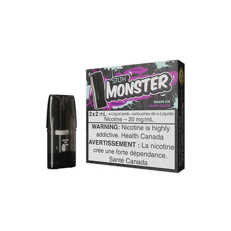 STLTH - STLTH Monster Pod Pack - Grape Ice - Psycho Vape