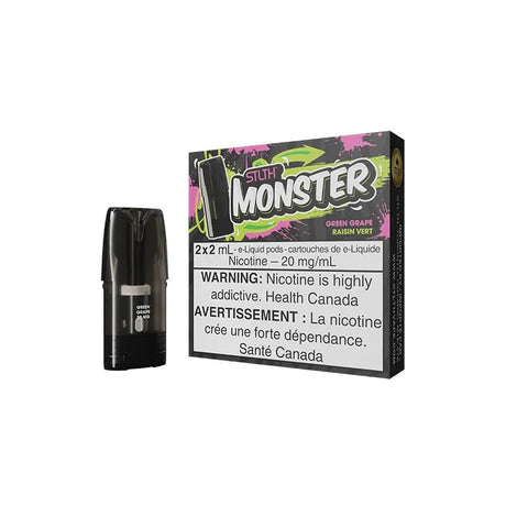 STLTH - STLTH Monster Pod Pack - Green Grape - Psycho Vape