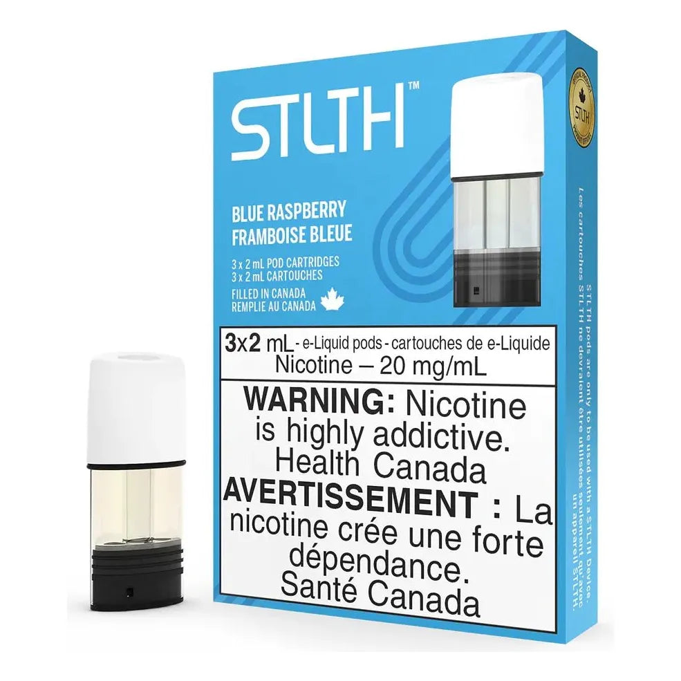 Shop STLTH Pod Pack - Blue Raspberry - at Vapeshop Mania