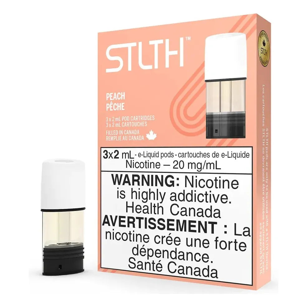 Shop STLTH Pod Pack - Peach - at Vapeshop Mania