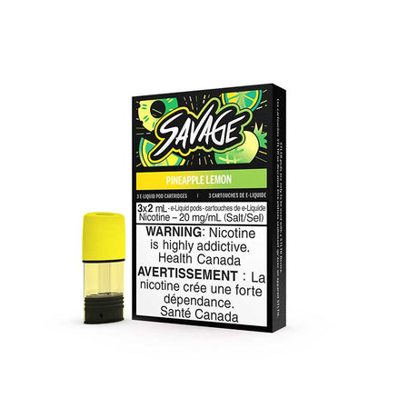 SAVAGE - STLTH Pod Pack - SAVAGE - Pineapple Lemon (3 Pack) - Psycho Vape
