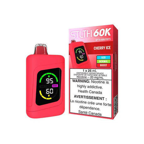 STLTH - STLTH 60K Disposable - Cherry Ice - Psycho Vape