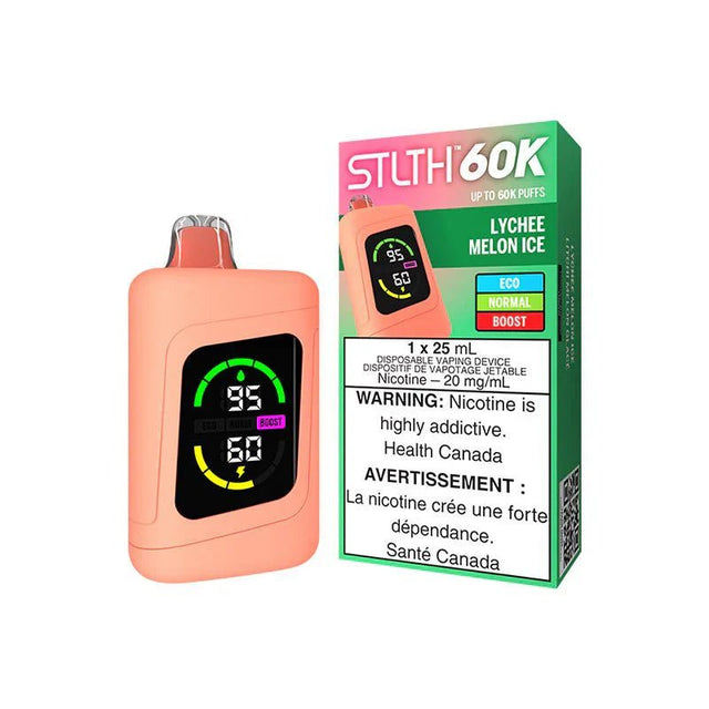 STLTH - STLTH 60K Disposable - Lychee Melon Ice - Psycho Vape