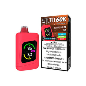 STLTH - STLTH 60K Disposable Refresh Series - Ragin' Route Ice - Psycho Vape