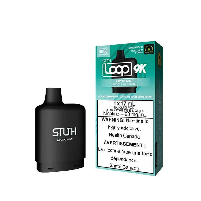 STLTH - STLTH LOOP 2 9K Pod Pack - Arctic Mint - Psycho Vape