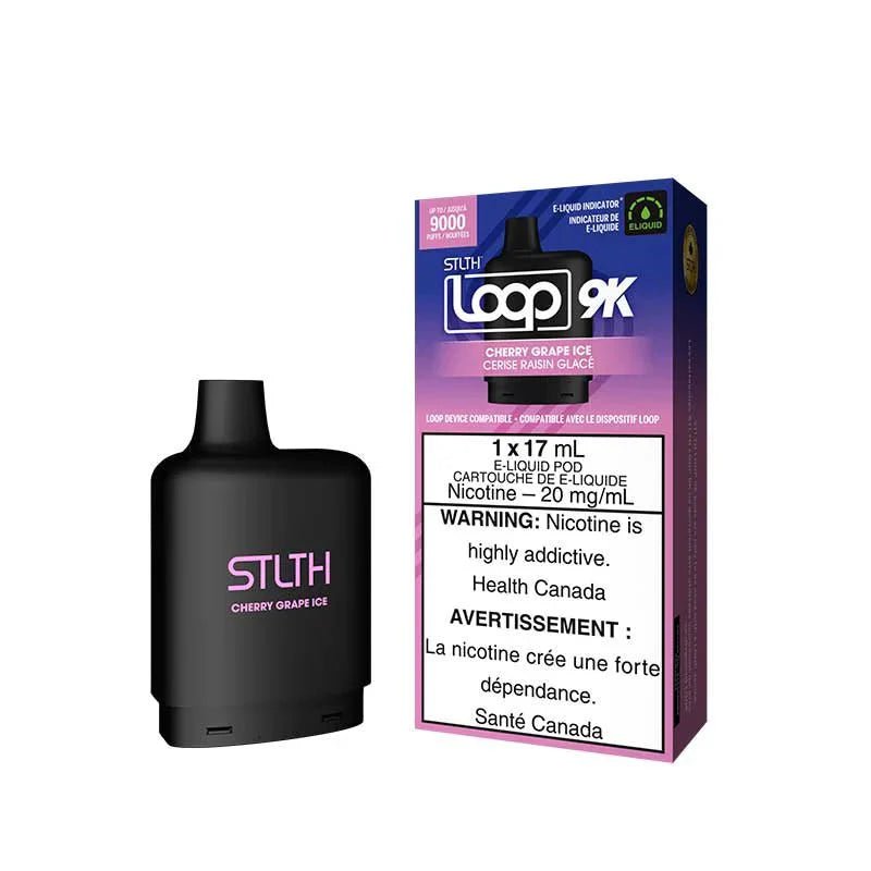 STLTH - STLTH LOOP 2 9K Pod Pack - Cherry Grape Ice - Psycho Vape