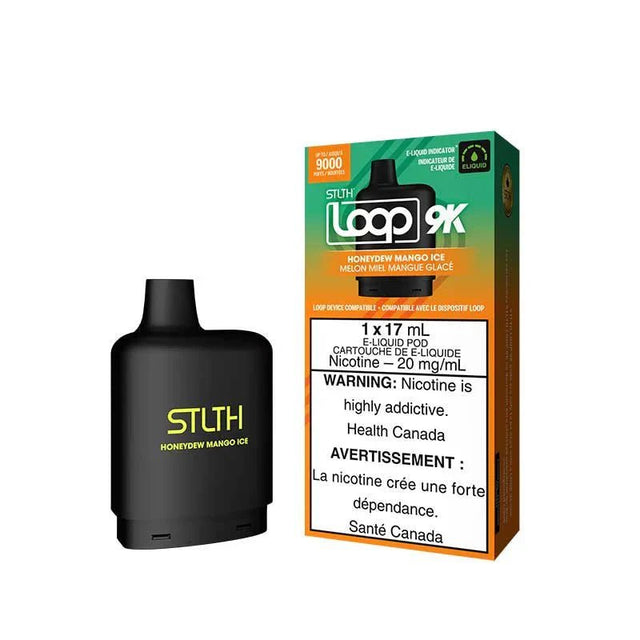 STLTH - STLTH LOOP 2 9K Pod Pack - Honeydew Mango Ice - Psycho Vape