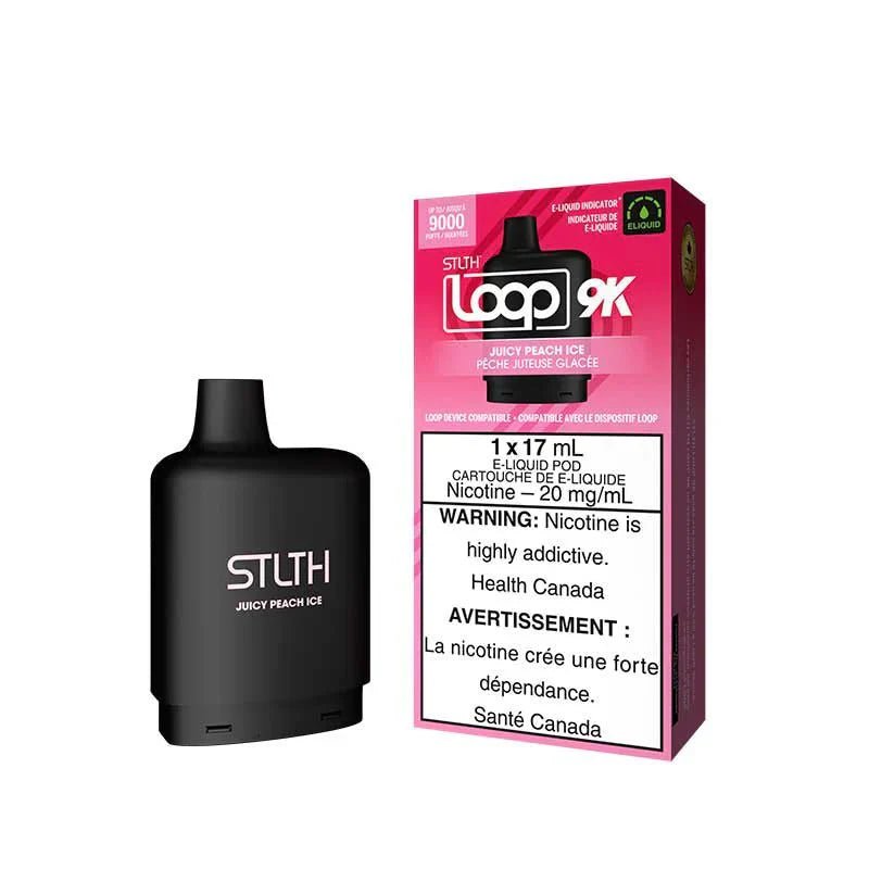 STLTH - STLTH LOOP 2 9K Pod Pack - Juicy Peach Ice - Psycho Vape