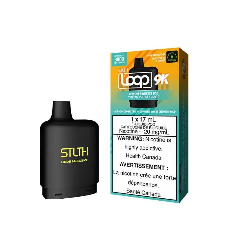 STLTH - STLTH LOOP 2 9K Pod Pack - Lemon Squeeze Ice - Psycho Vape