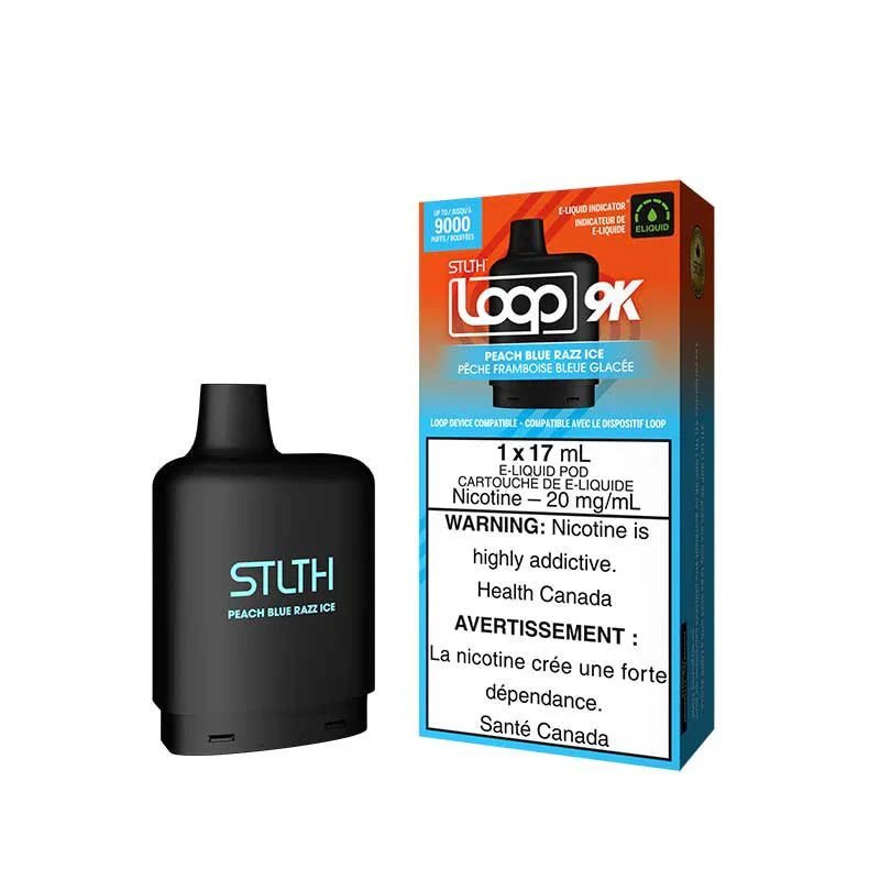 STLTH - STLTH LOOP 2 9K Pod Pack - Peach Blue Razz Ice - Psycho Vape