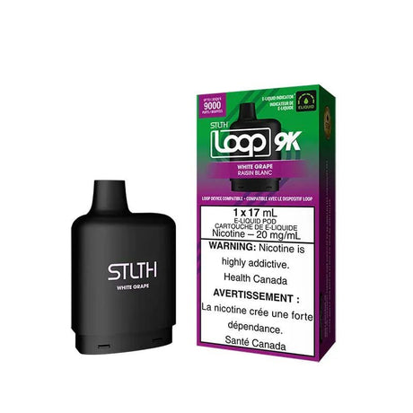 STLTH - STLTH LOOP 2 9K Pod Pack - White Grape - Psycho Vape