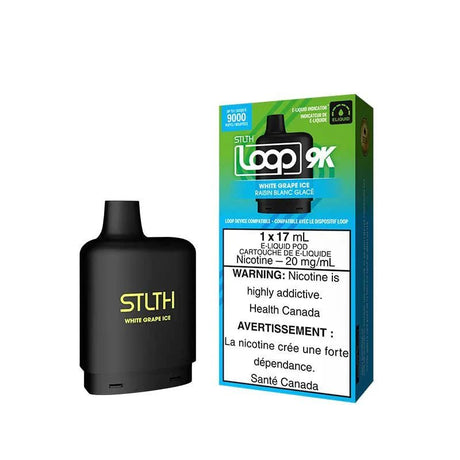 STLTH - STLTH LOOP 2 9K Pod Pack - White Grape Ice - Psycho Vape