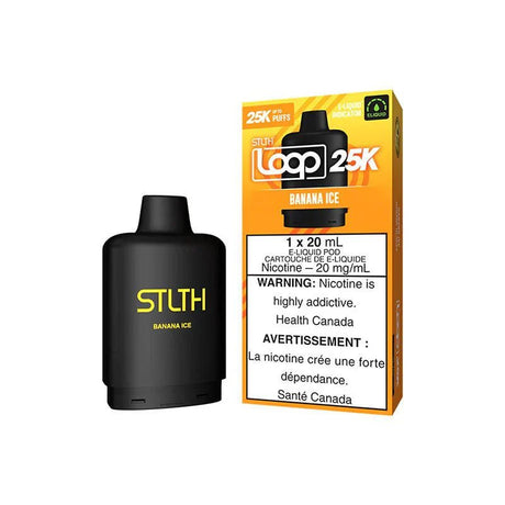 STLTH - STLTH LOOP 25K Pod Pack - Banana Ice - Psycho Vape