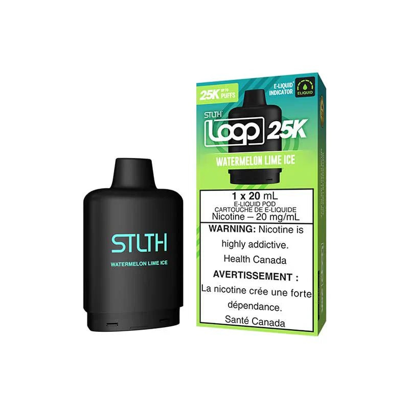 STLTH - STLTH LOOP 25K Pod Pack - Watermelon Lime Ice - Psycho Vape