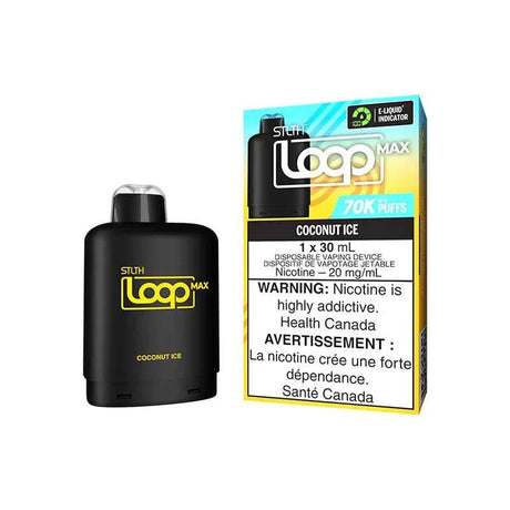 STLTH - STLTH LOOP MAX 70K Pod Pack - Coconut Ice - Psycho Vape