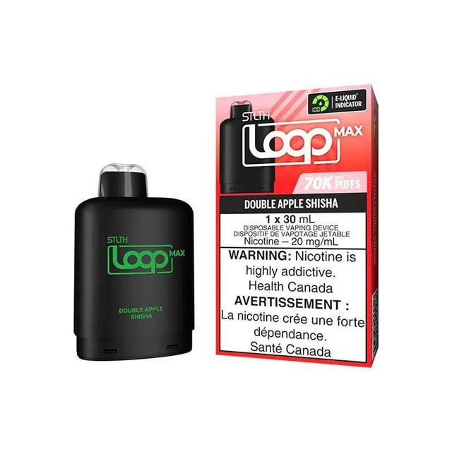 STLTH - STLTH LOOP MAX 70K Pod Pack - Double Apple Shisha - Psycho Vape