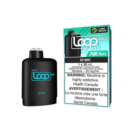 STLTH - STLTH LOOP MAX 70K Pod Pack - Ice Mint - Psycho Vape