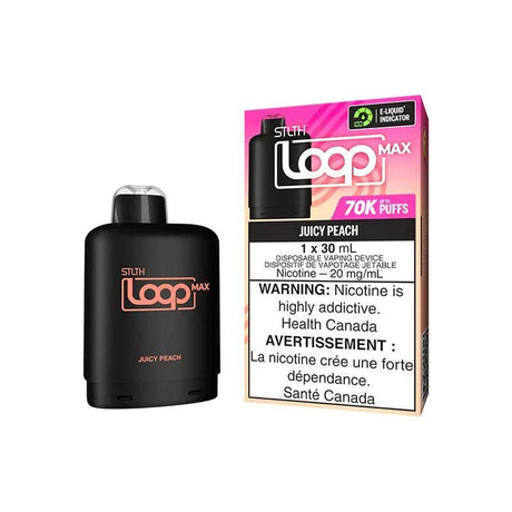 STLTH - STLTH LOOP MAX 70K Pod Pack - Juicy Peach - Psycho Vape