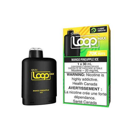 STLTH - STLTH LOOP MAX 70K Pod Pack - Mango Pineapple Ice - Psycho Vape