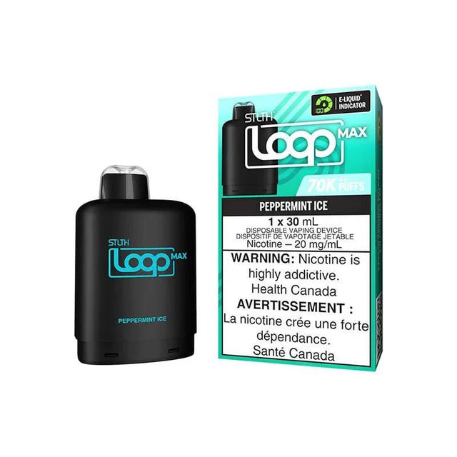 STLTH - STLTH LOOP MAX 70K Pod Pack - Peppermint Ice - Psycho Vape