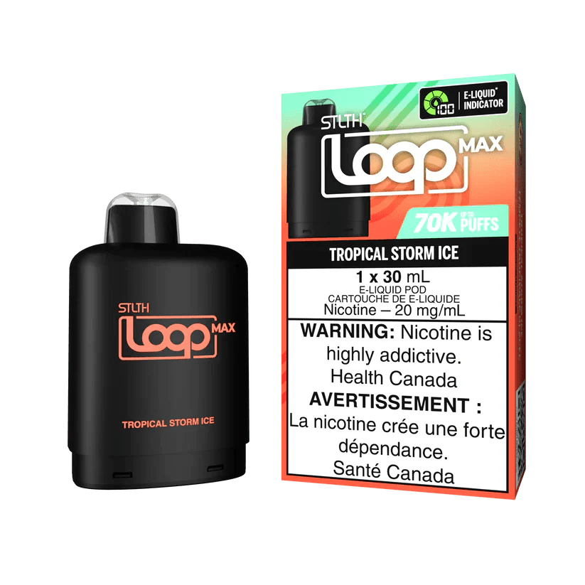 STLTH - STLTH LOOP MAX 70K Pod Pack - Tropical Storm Ice - Psycho Vape