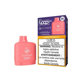 STLTH - STLTH LOOP MAX ELFBAR 50K Pod Pack - Strawberry Banana Ice - Psycho Vape