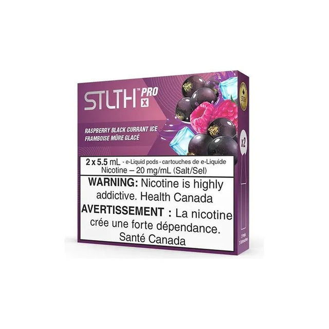 STLTH - STLTH PRO X Pod Pack - Raspberry Black Currant Ice - Psycho Vape