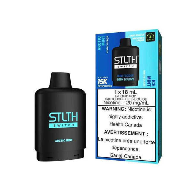 STLTH - STLTH Switch 15K Pod Pack - Arctic Mint & Ice Mint - Psycho Vape