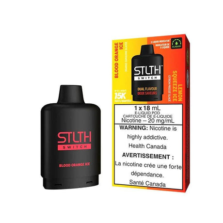 STLTH - STLTH Switch 15K Pod Pack - Blood Orange Ice & Lemon Squeeze Ice - Psycho Vape