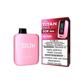 STLTH - STLTH Titan MAX 50K Disposable - Juicy Peach - Psycho Vape