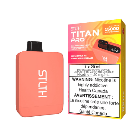 STLTH - STLTH Titan Pro 15K Disposable - Apple Citrus Ice - Psycho Vape