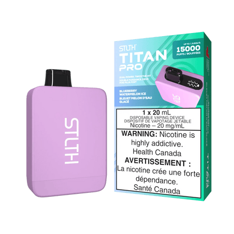 STLTH - STLTH Titan Pro 15K Disposable - Blueberry Watermelon Ice - Psycho Vape