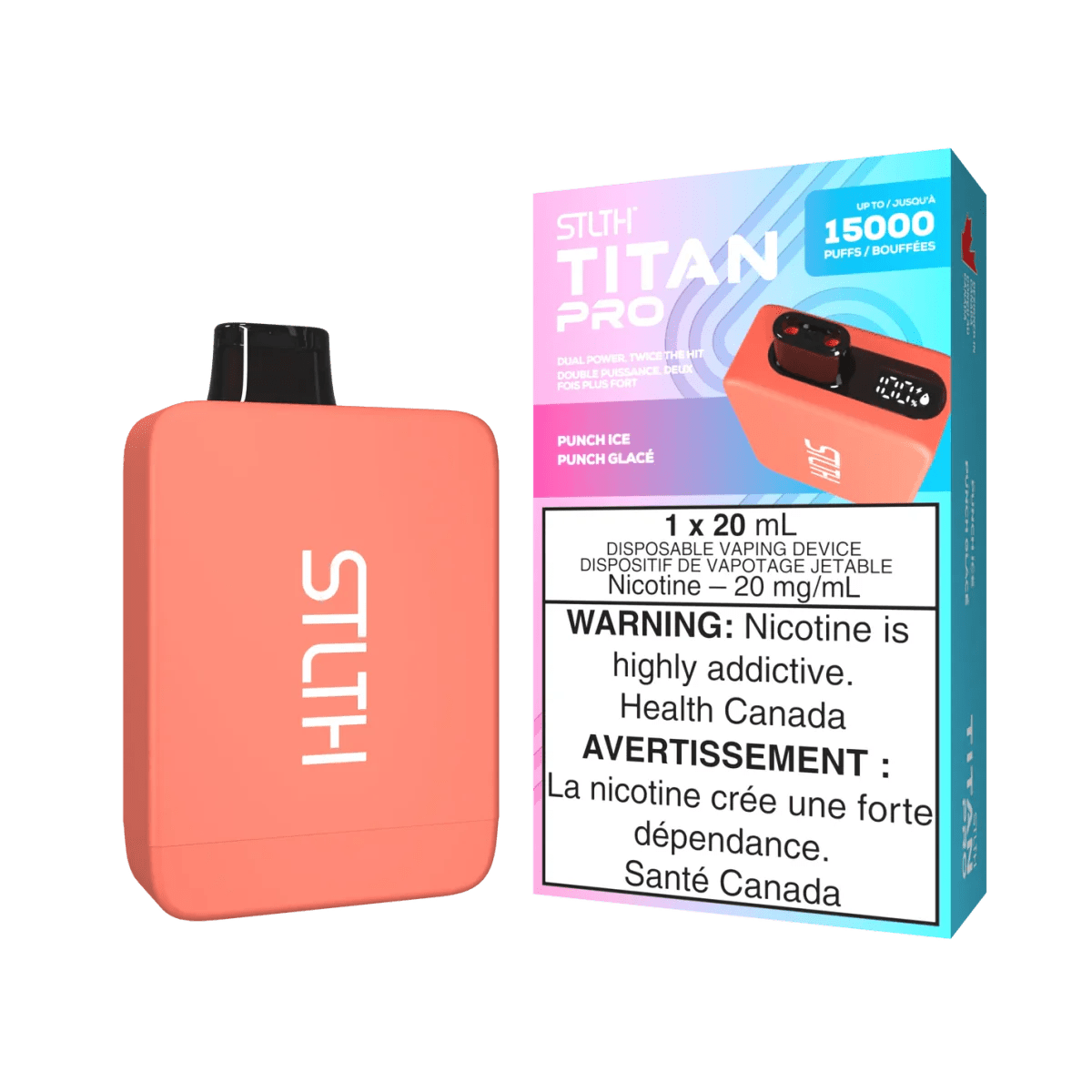 STLTH - STLTH Titan Pro 15K Disposable - Punch Ice - Psycho Vape