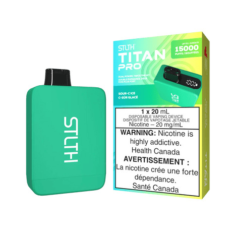 STLTH - STLTH Titan Pro 15K Disposable - Sour - C Ice - Psycho Vape